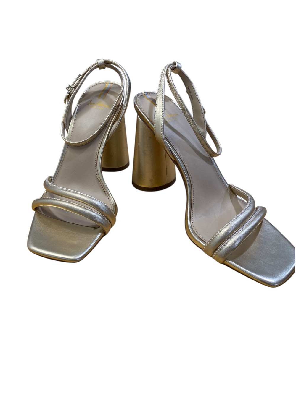 Sam Edelman Gold Kia Block Heels